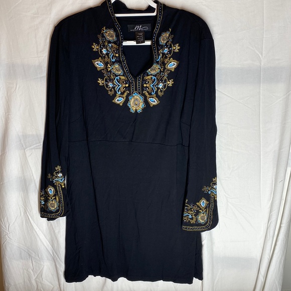 Midnight Velvet Tops - Midnight velvet XL tunic Black